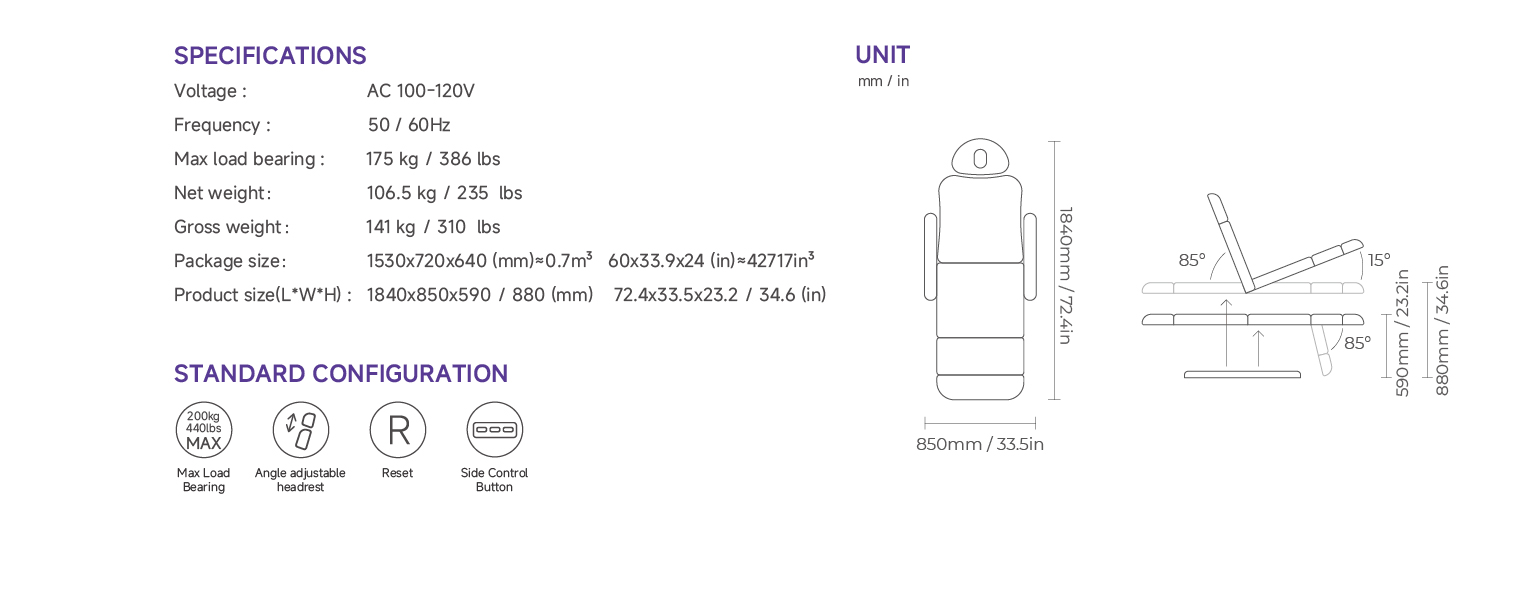 Specifications Specifications